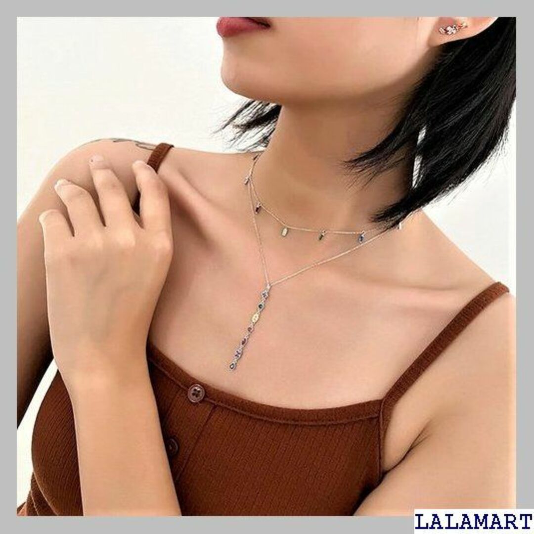 Bellitia Jewelry カラーストーンネック 欧 /ゴールド色 152 レディースのレディース その他(その他)の商品写真