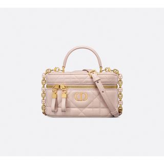 クリスチャンディオール(Christian Dior)の新作 新品 ディオール DIOR CARO ミニ ヴァニティ パウダーピンク(ショルダーバッグ)