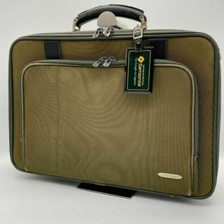 サムソナイト(Samsonite)の✨美品✨Samsonite サムソナイト　ビジネスバッグ　ハンドバッグ　カーキ(ビジネスバッグ)