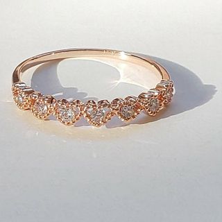 スワロフスキー(SWAROVSKI)のf024🌸イベリス🌸金属アレルギー対応 リング(リング(指輪))