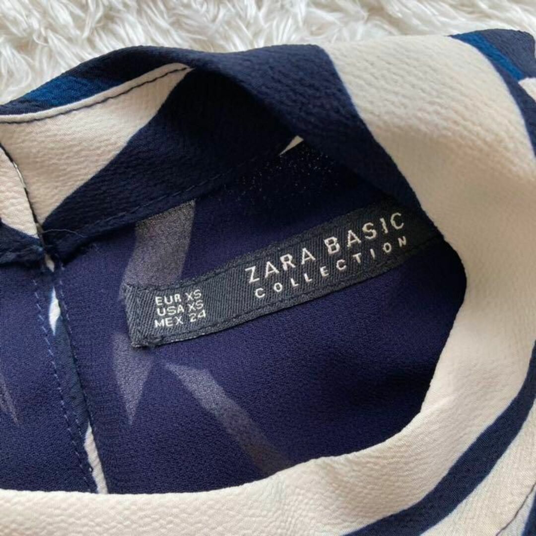 未使用タグ付★ZARA★ノースリーブ★ストライプ★ワンピース★マルチカラー★XS レディースのワンピース(ひざ丈ワンピース)の商品写真