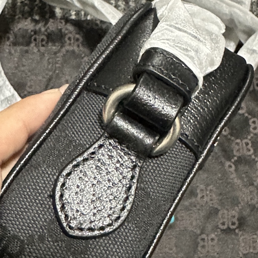 Gucci(グッチ)のGUCCI x BALENCIAGA  Camera Bag"Black" メンズのバッグ(ショルダーバッグ)の商品写真