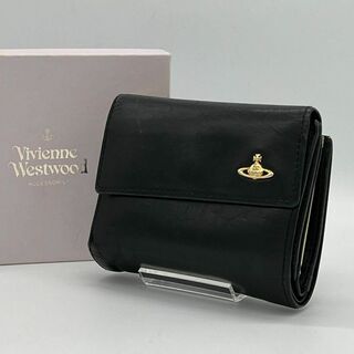 ヴィヴィアンウエストウッド(Vivienne Westwood)の✨️美品✨VivienneWestwood 三つ折財布 がま口財布 ブラック(財布)
