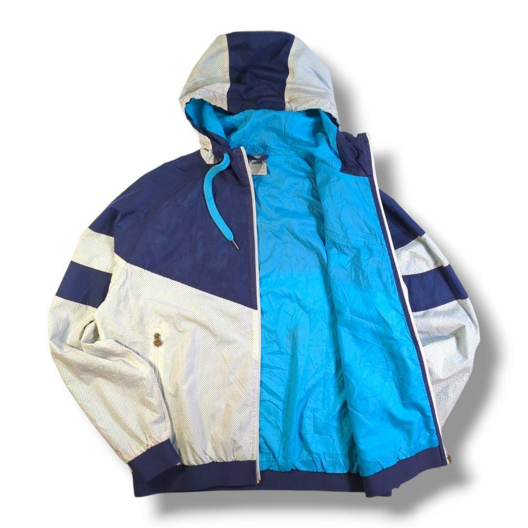 NIKE(ナイキ)の90s ナイキ NIKE ナイロンジャケット ホワイト L 137 メンズのジャケット/アウター(ナイロンジャケット)の商品写真