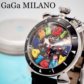 GaGa MILANO - 593 GaGa MILANO ガガミラノ時計　クロノグラフ　メンズ腕時計　人気