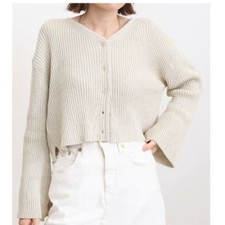 アパルトモンドゥーズィエムクラス(L'Appartement DEUXIEME CLASSE)のアパルトモン  Boucle 2way Short Cardigan(カットソー(長袖/七分))