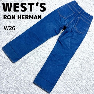 ロンハーマン(Ron Herman)のRHC  WEST’S ロンハーマン　ハイウェストデニムパンツ　ブルー　W26(デニム/ジーンズ)