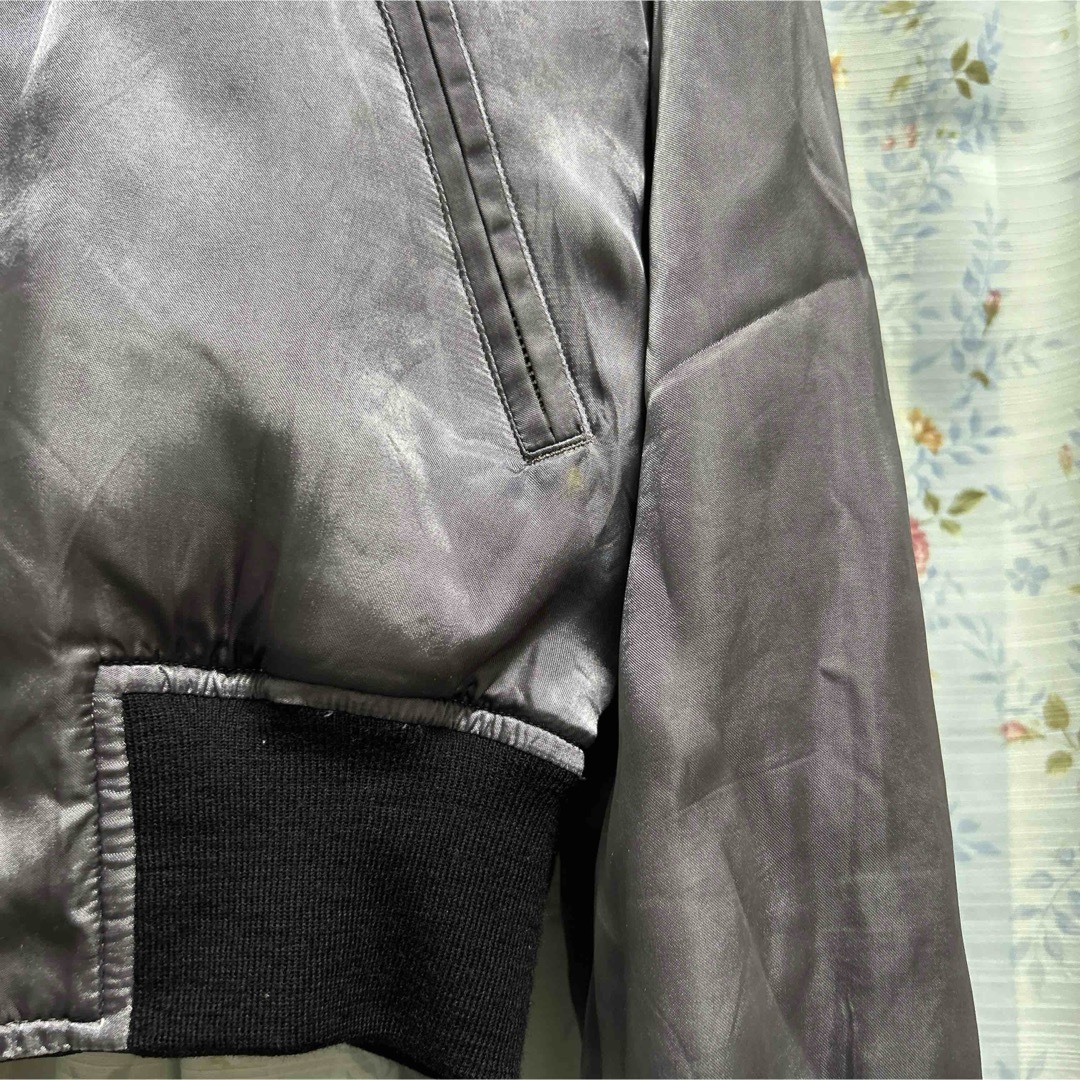 Yohji Yamamoto(ヨウジヤマモト)のヨウジヤマモト  ウールギャバリバーシブルショートブルゾン メンズのジャケット/アウター(ブルゾン)の商品写真