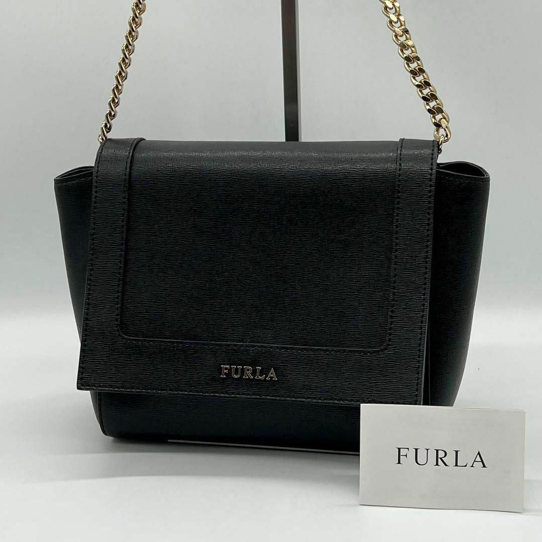 Furla(フルラ)の✨️極美品✨️FURLA ニューデイジー ポシェット ショルダーバッグ ブラック レディースのバッグ(ショルダーバッグ)の商品写真