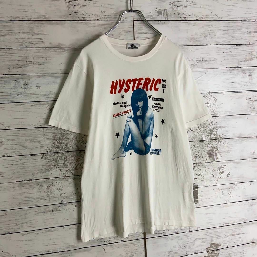 HYSTERIC GLAMOUR(ヒステリックグラマー)の9109【希少Lサイズ】ヒステリックグラマー☆ヒスガール定番カラーtシャツ　美品 メンズのトップス(Tシャツ/カットソー(半袖/袖なし))の商品写真