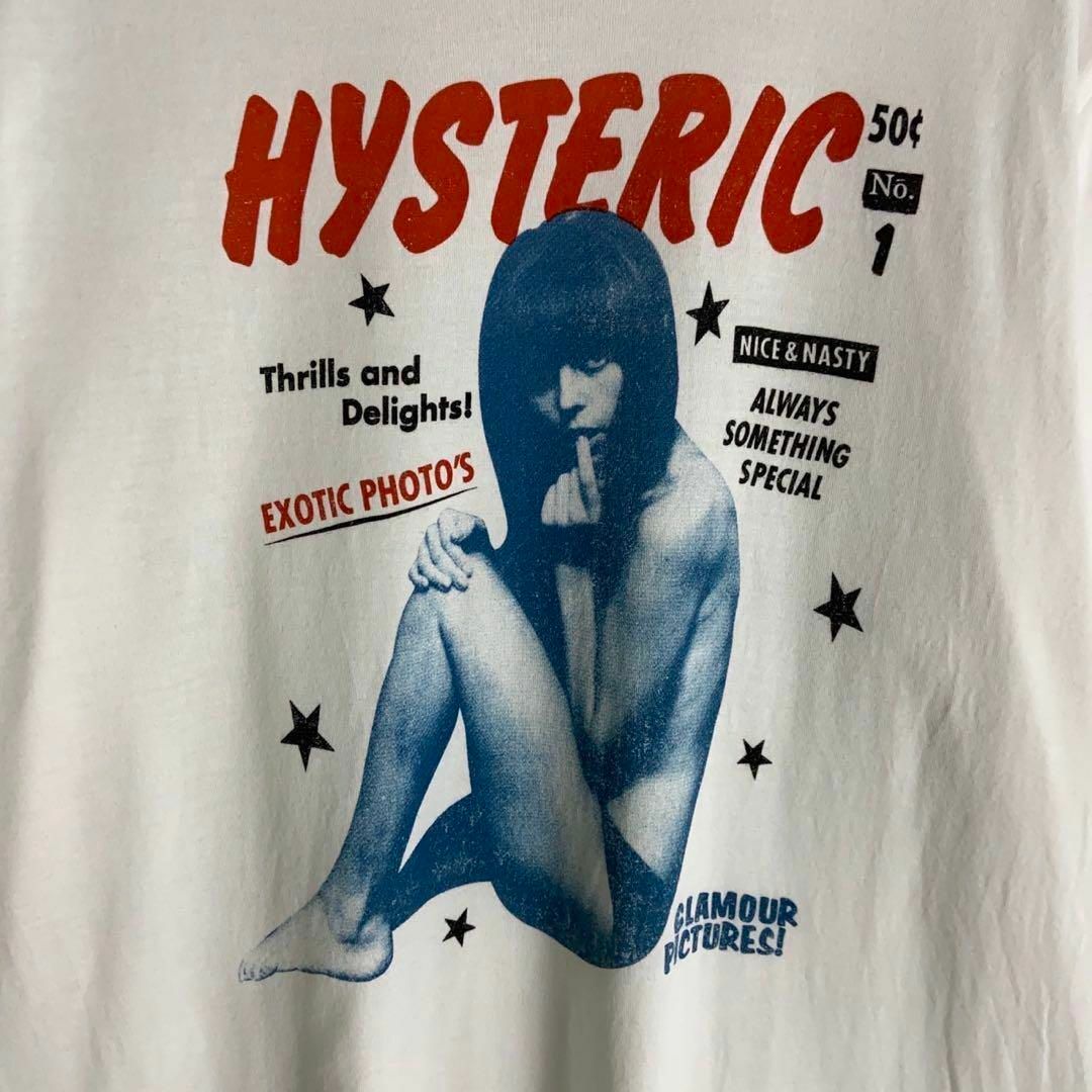 HYSTERIC GLAMOUR(ヒステリックグラマー)の9109【希少Lサイズ】ヒステリックグラマー☆ヒスガール定番カラーtシャツ　美品 メンズのトップス(Tシャツ/カットソー(半袖/袖なし))の商品写真