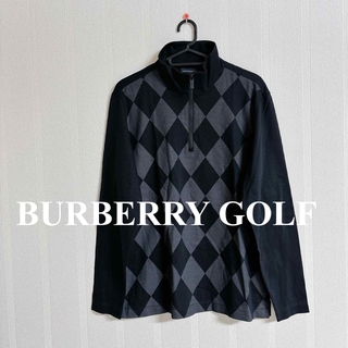 バーバリー(BURBERRY)の極美品　BURBERRY GOLF バーバリーゴルフ ハーフジップ シャツ (ウエア)