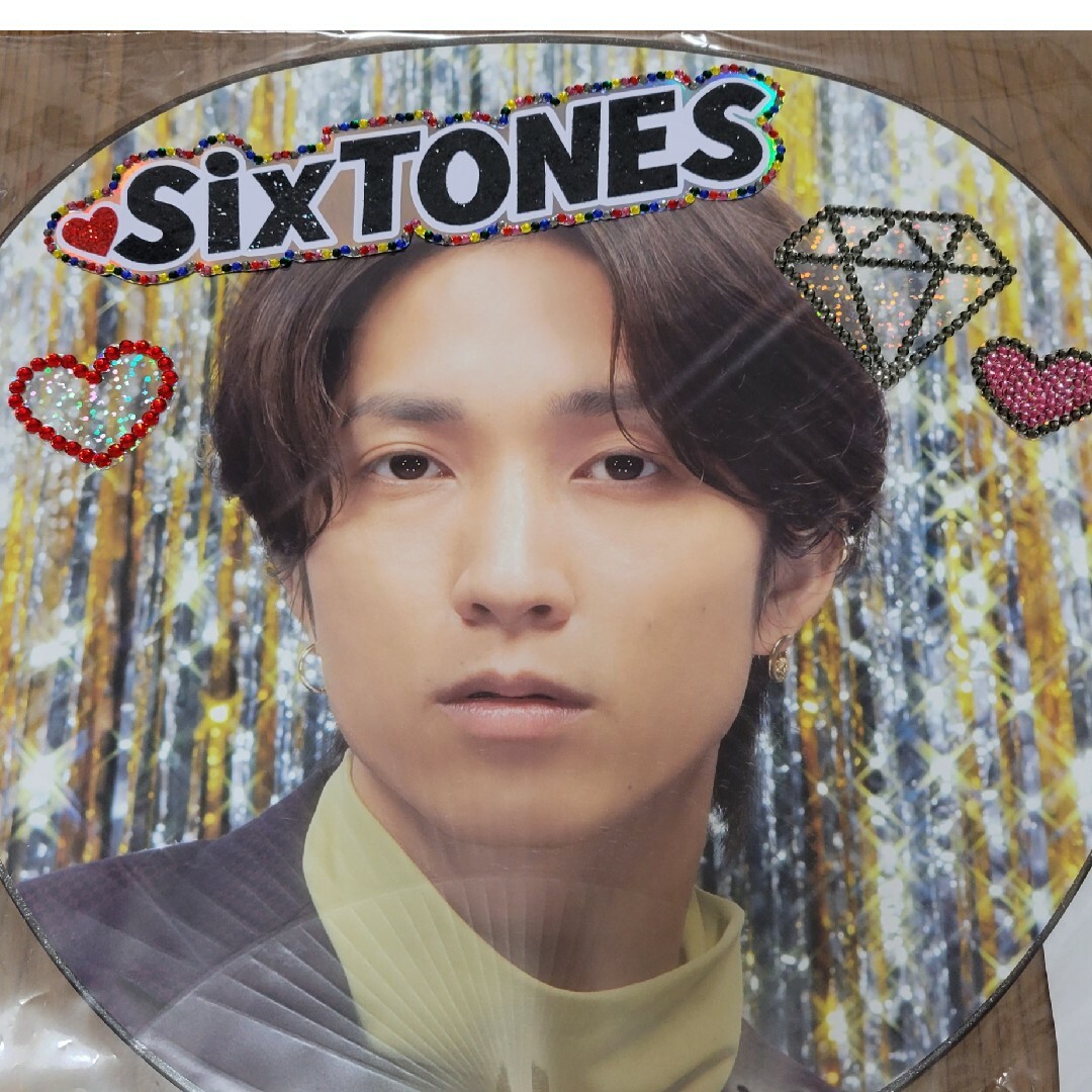 デコうちわ　うちわ文字　うちわシール　SixTONES ハンドメイドのハンドメイド その他(その他)の商品写真