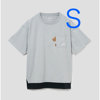 グラニフ(Design Tshirts Store graniph)のグラニフ　E.T. のぞく　レイヤードTシャツ　Sサイズ　ET(Tシャツ/カットソー(半袖/袖なし))