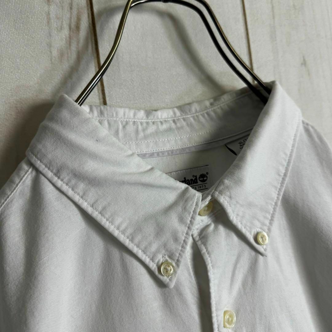 Timberland(ティンバーランド)の【希少素材】　ティンバーランド　長袖シャツ　インド綿　インド製　BDシャツ　XL メンズのトップス(Tシャツ/カットソー(七分/長袖))の商品写真