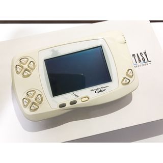 バンダイ(BANDAI)の送料込ワンダースワンカラー　ファイナルファンタジー同梱版  フロントライト加工(携帯用ゲーム機本体)