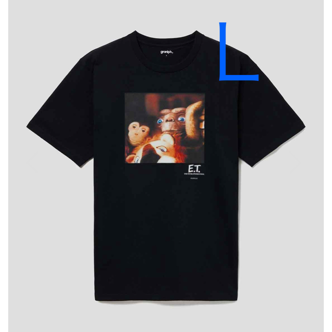 Design Tshirts Store graniph(グラニフ)のグラニフ　クローゼット　E.T. Tシャツ　Lサイズ　ET メンズのトップス(Tシャツ/カットソー(半袖/袖なし))の商品写真