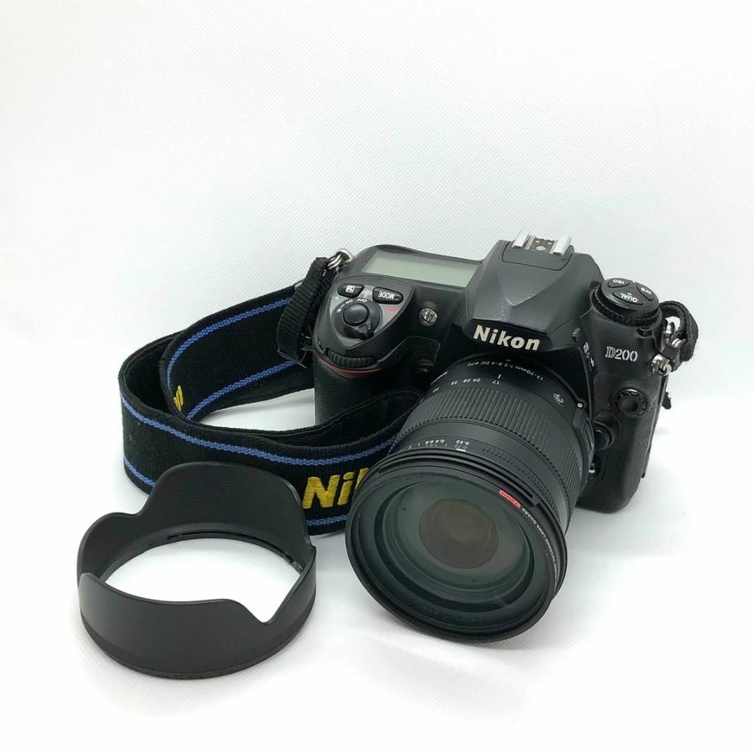Nikon(ニコン)の【C4361】Nikon D200ボディ＋ シグマ 17-70mm レンズセット スマホ/家電/カメラのカメラ(デジタル一眼)の商品写真
