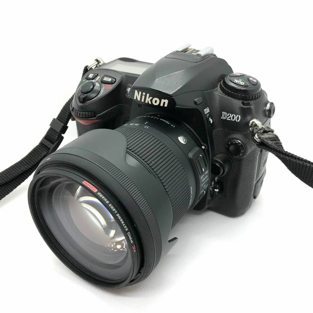 Nikon(ニコン)の【C4361】Nikon D200ボディ＋ シグマ 17-70mm レンズセット スマホ/家電/カメラのカメラ(デジタル一眼)の商品写真