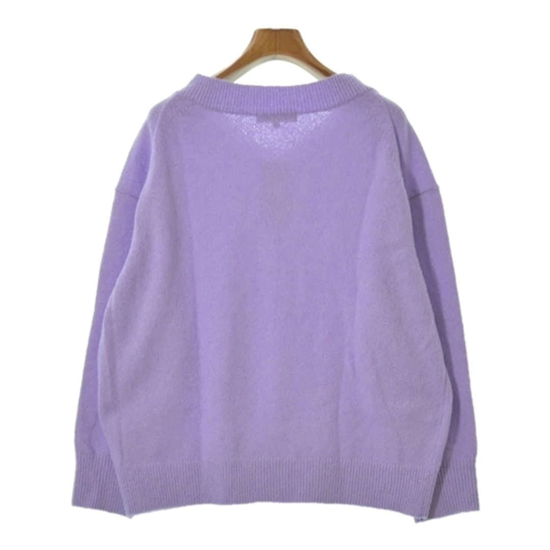 UNTITLED - UNTITLED アンタイトル ニット・セーター 44(XL位) 紫
