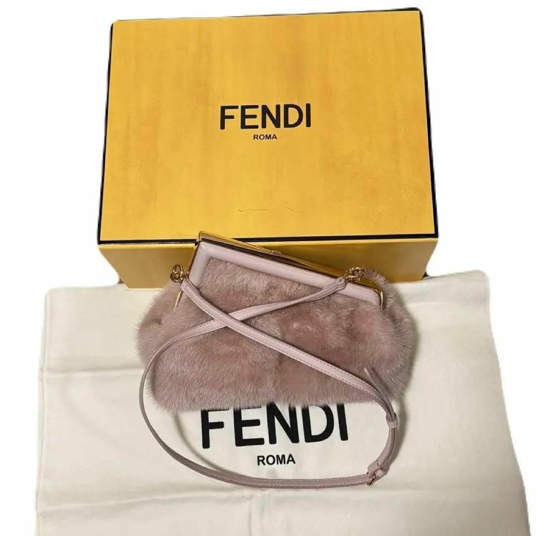 FENDI(フェンディ)の【最高級品】フェンディ 8BP129 ミンク　2WAY ショルダー　FENDI レディースのバッグ(クラッチバッグ)の商品写真