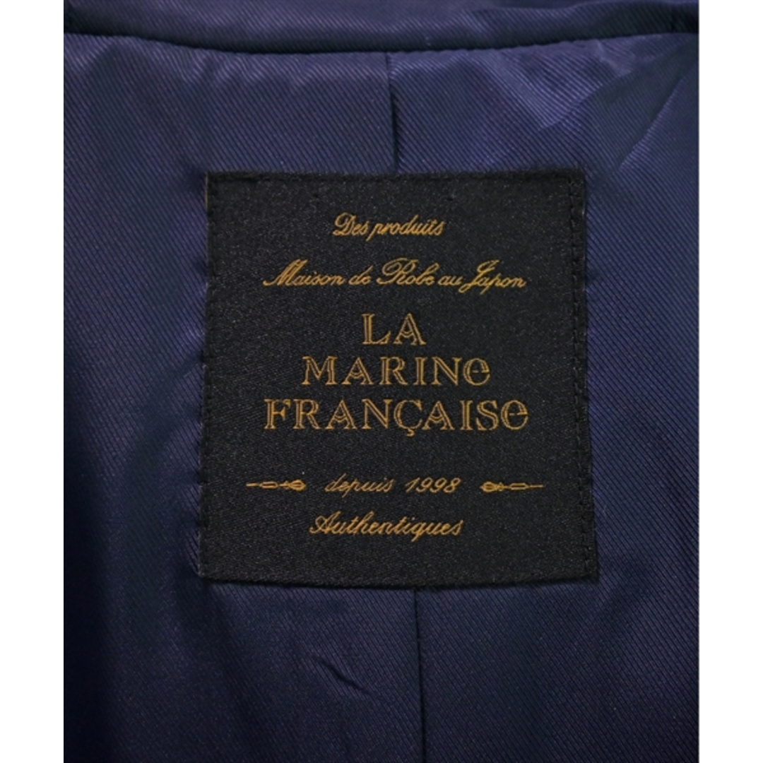 LA MARINE FRANCAISE(マリンフランセーズ)のLA MARINE FRANCAISE ダッフルコート -(M位) 青 【古着】【中古】 レディースのジャケット/アウター(ダッフルコート)の商品写真