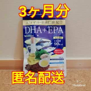 【青魚のサラサラ成分】DHA&EPA エゴマ油 亜麻仁油 配合 3ヵ月分(その他)