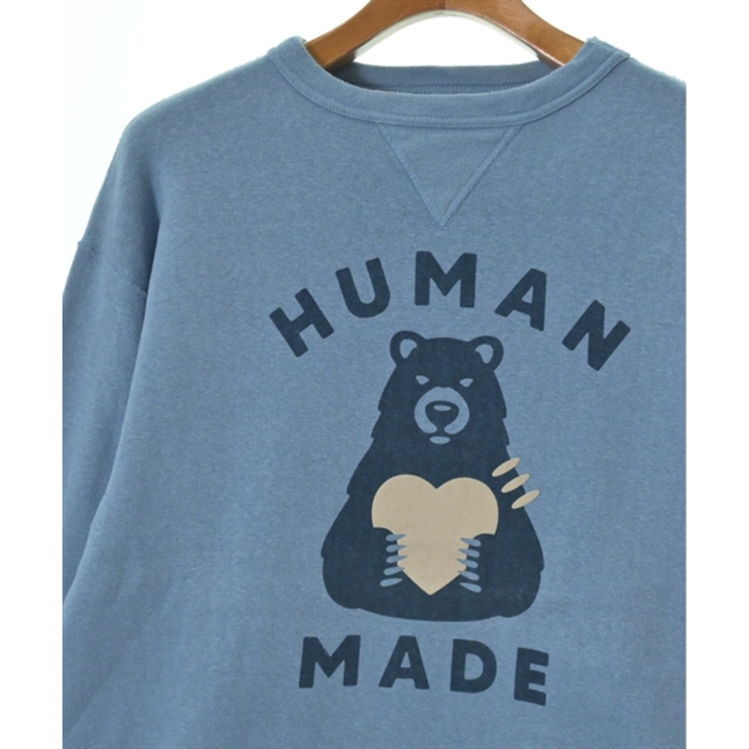 HUMAN MADE(ヒューマンメイド)のHUMAN MADE ヒューマンメイド スウェット M 青系 【古着】【中古】 メンズのトップス(スウェット)の商品写真