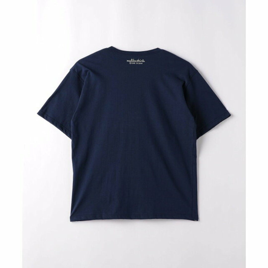 UNITED ARROWS green label relaxing(ユナイテッドアローズグリーンレーベルリラクシング)の【NAVY】【別注】<MALIBU SHIRTS>GLR ドッグ ビーチ1 プリント Tシャツ メンズのトップス(Tシャツ/カットソー(半袖/袖なし))の商品写真