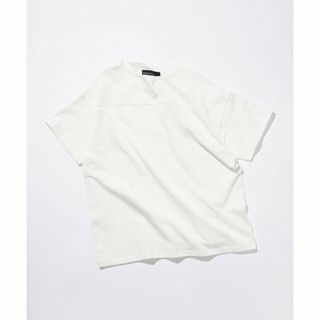 ユナイテッドアローズグリーンレーベルリラクシング(UNITED ARROWS green label relaxing)の【WHITE】<GLR or> バスク フットボール 半袖 Tシャツ カットソー II(カットソー(長袖/七分))