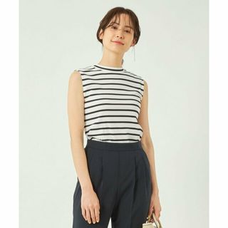 ユナイテッドアローズグリーンレーベルリラクシング(UNITED ARROWS green label relaxing)の【その他1】リブ モックネック ノースリーブ プルオーバー カットソー(カットソー(長袖/七分))