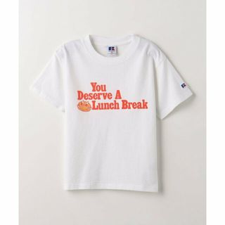 ユナイテッドアローズグリーンレーベルリラクシング(UNITED ARROWS green label relaxing)の【WHITE】【別注】<RUSSELL ATHLETIC>EX TJ Book store Tシャツ 110cm-130cm(Tシャツ/カットソー)