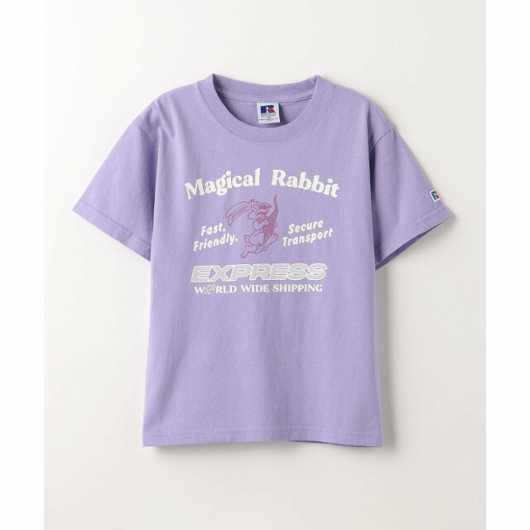 UNITED ARROWS green label relaxing(ユナイテッドアローズグリーンレーベルリラクシング)の【PURPLE】【110cm】【別注】<RUSSELL ATHLETIC>EX TJ Book store Tシャツ 110cm-130cm キッズ/ベビー/マタニティのキッズ服女の子用(90cm~)(Tシャツ/カットソー)の商品写真