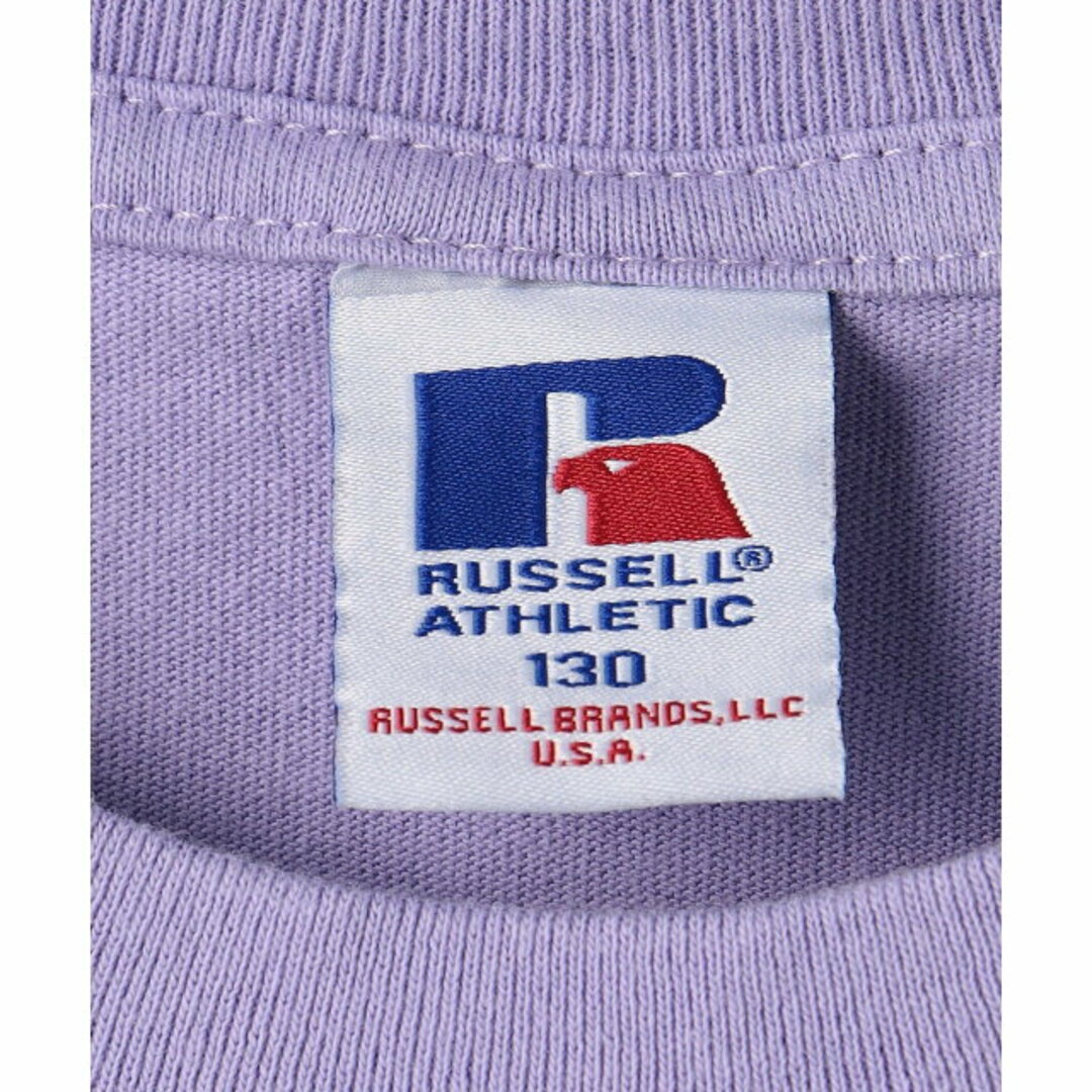 UNITED ARROWS green label relaxing(ユナイテッドアローズグリーンレーベルリラクシング)の【PURPLE】【110cm】【別注】<RUSSELL ATHLETIC>EX TJ Book store Tシャツ 110cm-130cm キッズ/ベビー/マタニティのキッズ服女の子用(90cm~)(Tシャツ/カットソー)の商品写真