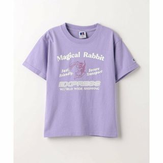 ユナイテッドアローズグリーンレーベルリラクシング(UNITED ARROWS green label relaxing)の【PURPLE】【別注】<RUSSELL ATHLETIC>EX TJ Book store Tシャツ 110cm-130cm(Tシャツ/カットソー)