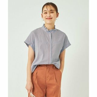 ユナイテッドアローズグリーンレーベルリラクシング(UNITED ARROWS green label relaxing)の【その他2】フリルネック ノースリーブ ブラウス(シャツ/ブラウス(長袖/七分))