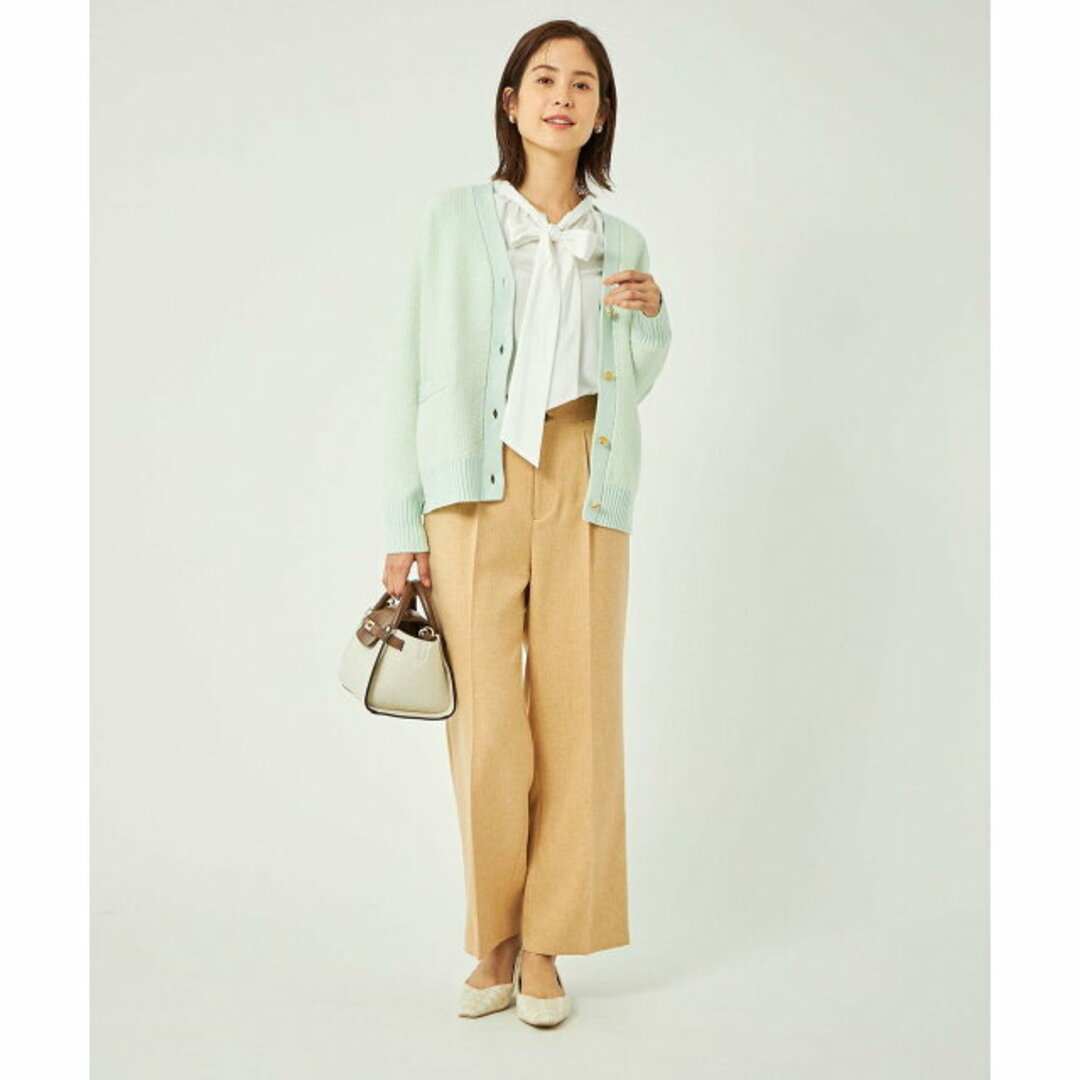 UNITED ARROWS green label relaxing(ユナイテッドアローズグリーンレーベルリラクシング)の【ORANGE】【M(38)】スラブツイル ワイド ストレート パンツ -防シワ- レディースのパンツ(その他)の商品写真