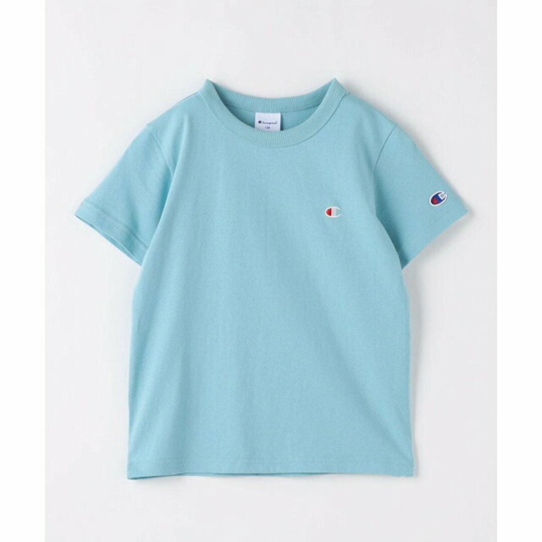 UNITED ARROWS green label relaxing(ユナイテッドアローズグリーンレーベルリラクシング)の【LT.BLUE】<Champion>TJ ショートスリーブ Tシャツ 100cm-130cm キッズ/ベビー/マタニティのキッズ服女の子用(90cm~)(Tシャツ/カットソー)の商品写真