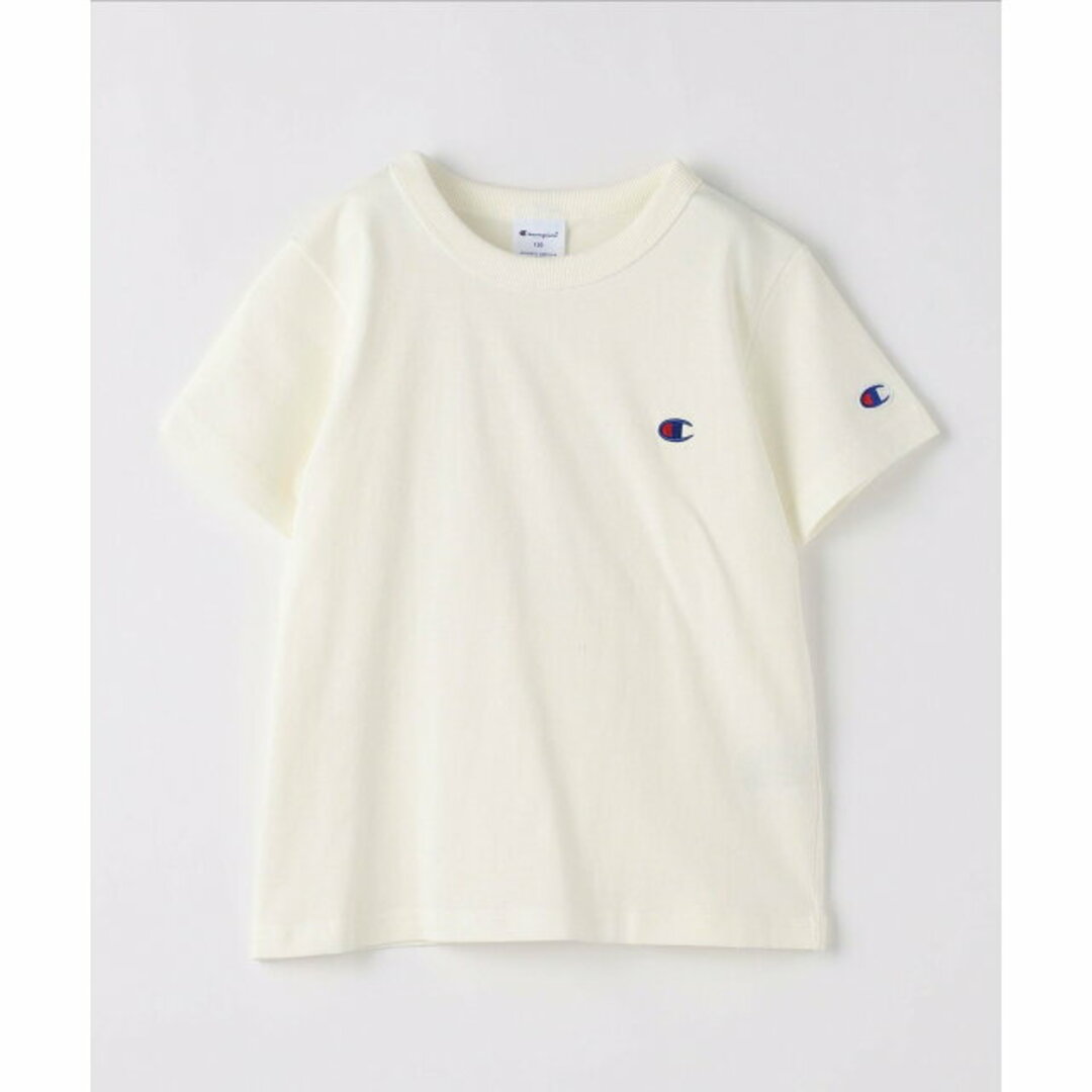 UNITED ARROWS green label relaxing(ユナイテッドアローズグリーンレーベルリラクシング)の【OFF WHITE】【110cm】<Champion>TJ ショートスリーブ Tシャツ 100cm-130cm キッズ/ベビー/マタニティのキッズ服女の子用(90cm~)(Tシャツ/カットソー)の商品写真