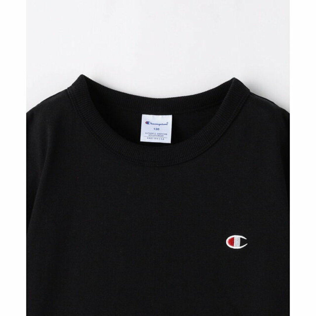 UNITED ARROWS green label relaxing(ユナイテッドアローズグリーンレーベルリラクシング)の【BLACK】【100cm】<Champion>TJ ショートスリーブ Tシャツ 100cm-130cm キッズ/ベビー/マタニティのキッズ服女の子用(90cm~)(Tシャツ/カットソー)の商品写真