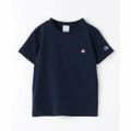 【NAVY】<Champion>TJ ショートスリーブ Tシャツ 100cm-1