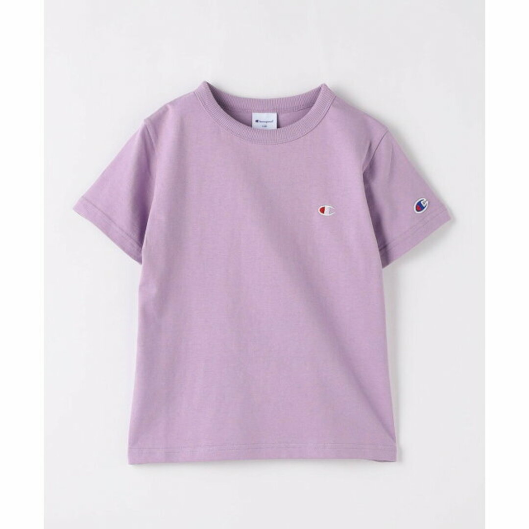 UNITED ARROWS green label relaxing(ユナイテッドアローズグリーンレーベルリラクシング)の【LILAC】<Champion>TJ ショートスリーブ Tシャツ 100cm-130cm キッズ/ベビー/マタニティのキッズ服女の子用(90cm~)(Tシャツ/カットソー)の商品写真