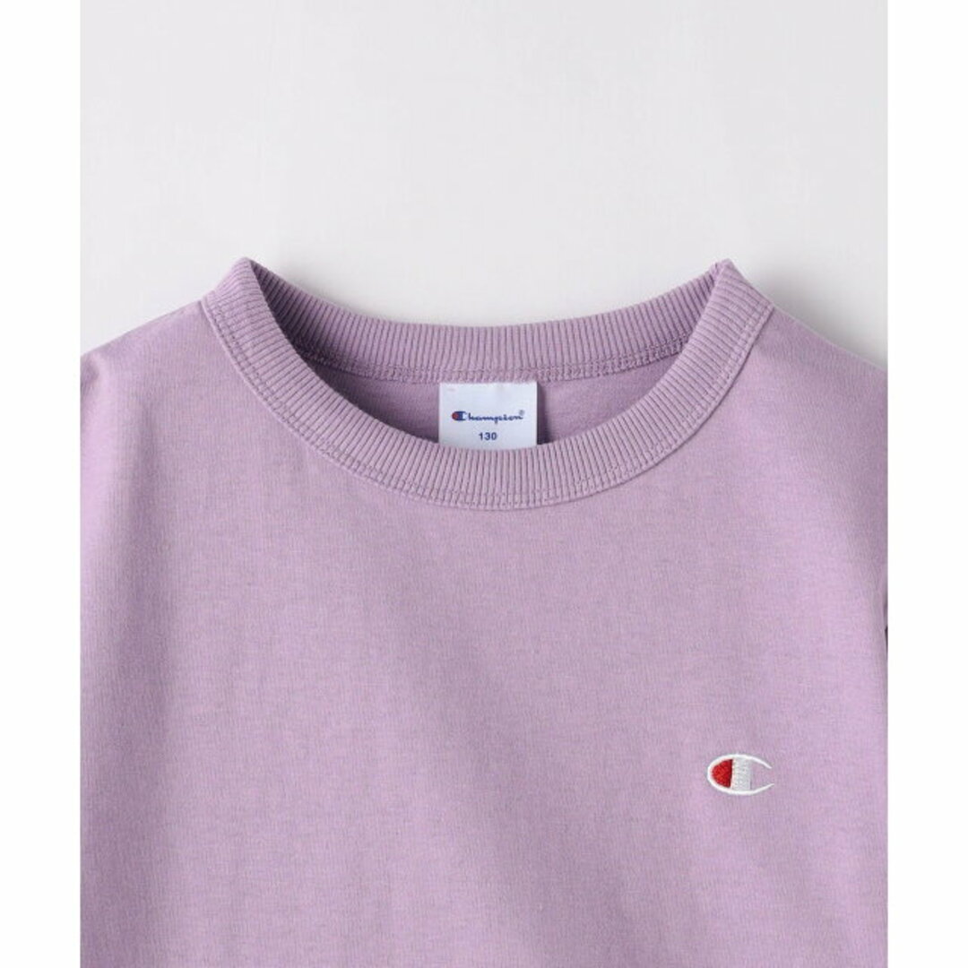 UNITED ARROWS green label relaxing(ユナイテッドアローズグリーンレーベルリラクシング)の【LILAC】<Champion>TJ ショートスリーブ Tシャツ 100cm-130cm キッズ/ベビー/マタニティのキッズ服女の子用(90cm~)(Tシャツ/カットソー)の商品写真