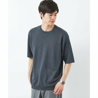 ユナイテッドアローズグリーンレーベルリラクシング(UNITED ARROWS green label relaxing)の【ROYAL】リネンポリエステル プレーティング クルーネック Tシャツ -ウォッシャブル-(その他)