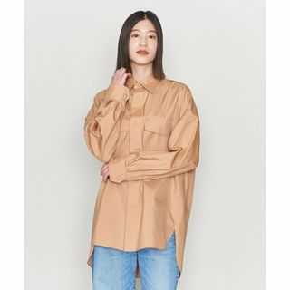 アストラット(ASTRAET)の【LT.PINK】<ASTRAET>PE タフタ 2ポケット レギュラーカラーシャツ(シャツ/ブラウス(長袖/七分))