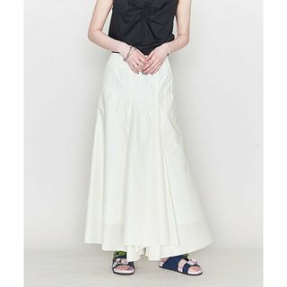 アストラット(ASTRAET)の【WHITE】<ASTRAET>P/C ピンタック フレア マキシスカート(その他)