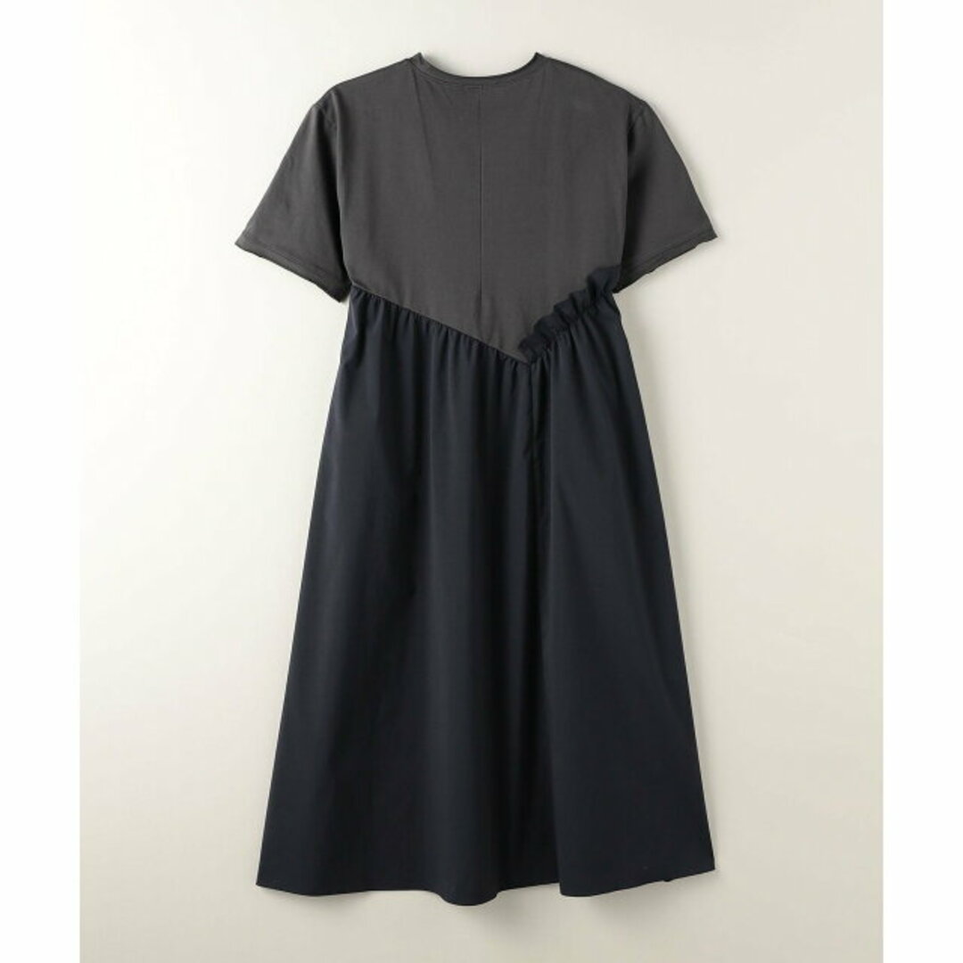 ASTRAET(アストラット)の【NAVY】<ASTRAET>クルーネック コンビ フレアワンピース レディースのワンピース(ロングワンピース/マキシワンピース)の商品写真