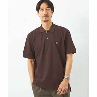 ユナイテッドアローズグリーンレーベルリラクシング(UNITED ARROWS green label relaxing)の【DK.BROWN】【別注】<Brooks Brothers>PIQUE ポロシャツ(Tシャツ/カットソー(半袖/袖なし))