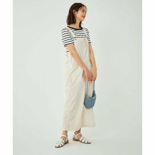 ユナイテッドアローズグリーンレーベルリラクシング(UNITED ARROWS green label relaxing)の【OFF WHITE】<LAND&WATER>MFG コットン ナイロン ジャンパースカート -撥水・UVカット-(ロングワンピース/マキシワンピース)