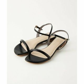 ユナイテッドアローズグリーンレーベルリラクシング(UNITED ARROWS green label relaxing)の【BLACK】ベルトフラット サンダル(1.5cmヒール)(その他)